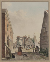 W 056
<br/>
Stadsgezicht te Hoorn
<br/>
<em>Buys, Cornelis (1746-1826)</em>